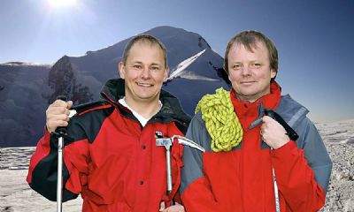 keith burrell and dr robert flowerdew - copyright of carluke and lanark gazette